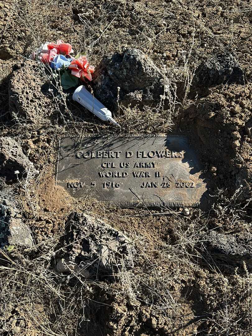 Colbert Dudley Flowers's grave. Photo 1