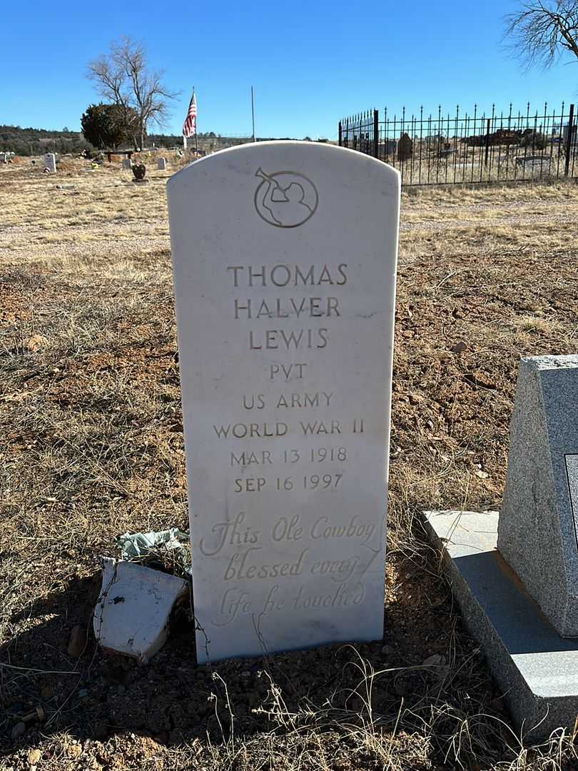 Thomas Halver "Ike" Lewis's grave. Photo 2