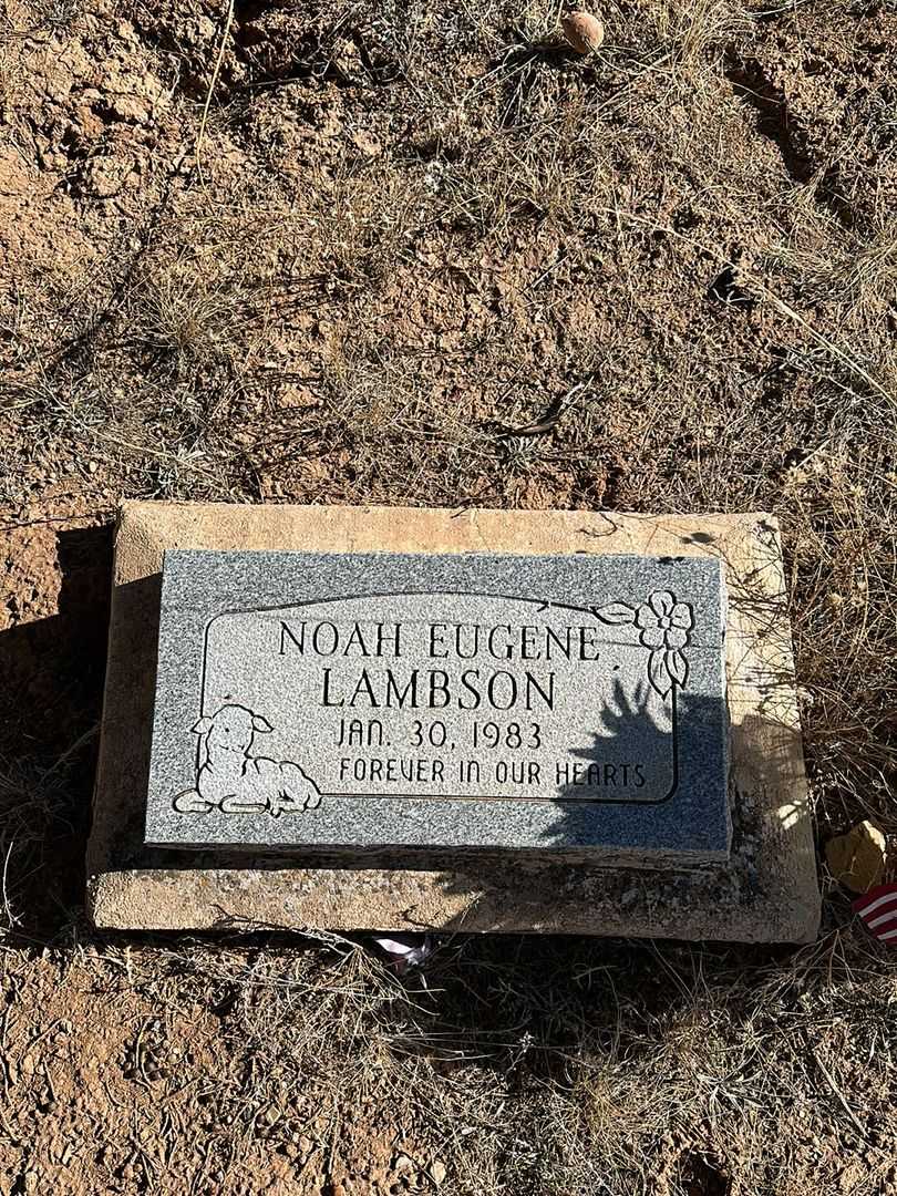 Noah Eugene Lambson's grave. Photo 1