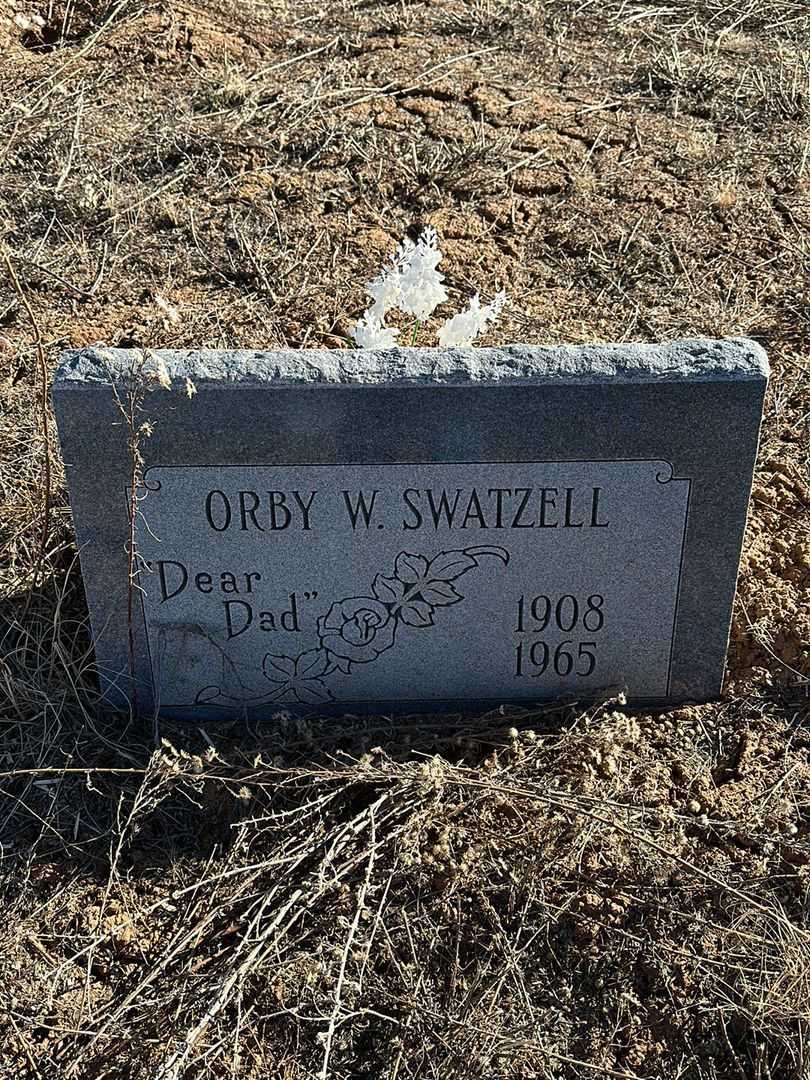 Orby W. Swatzell's grave. Photo 2