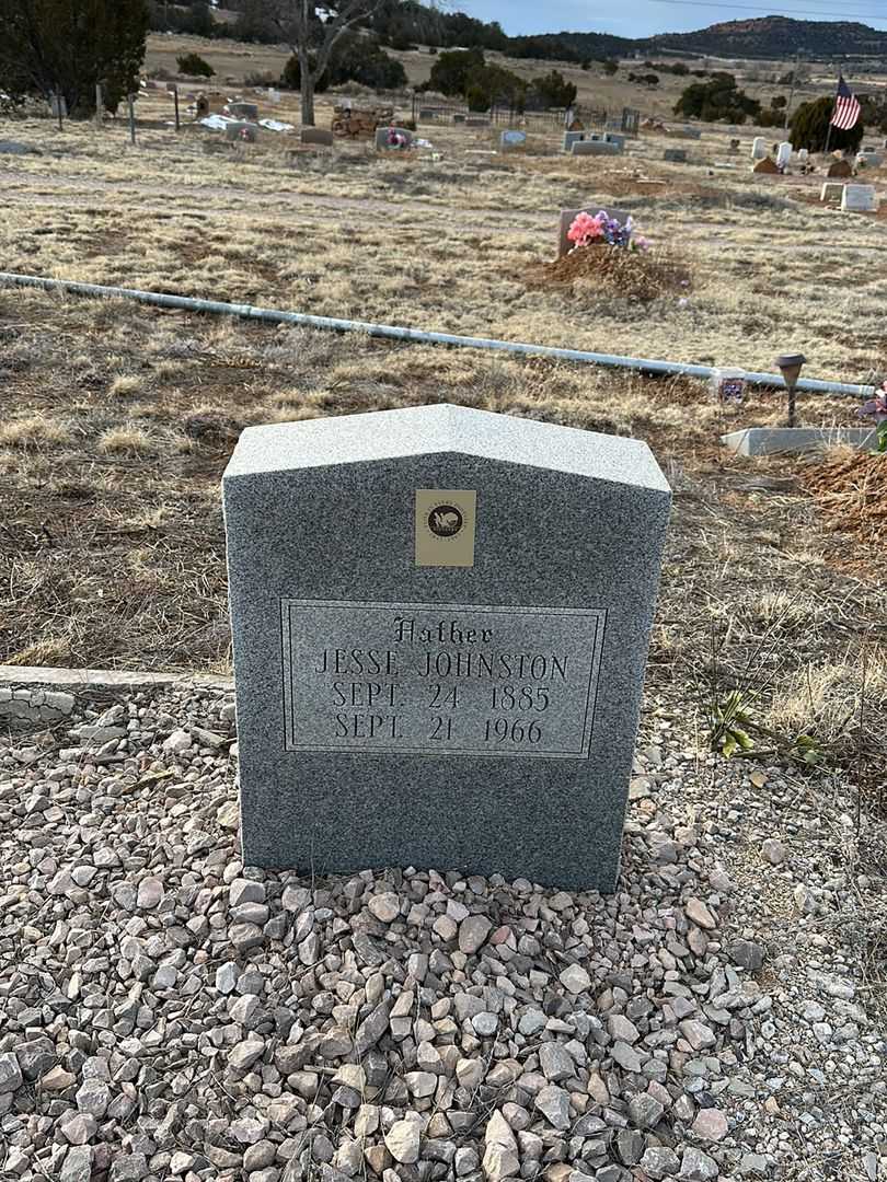Jesse Johnston's grave. Photo 1