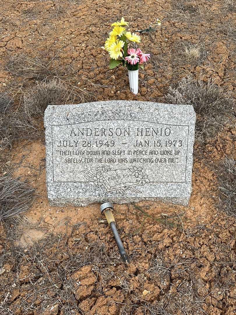 Anderson Henio's grave. Photo 1
