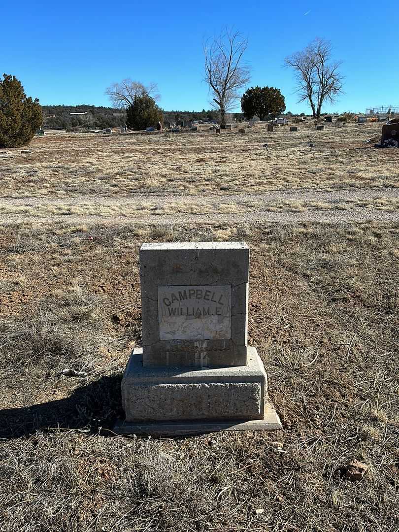 William E. Campbell's grave. Photo 2