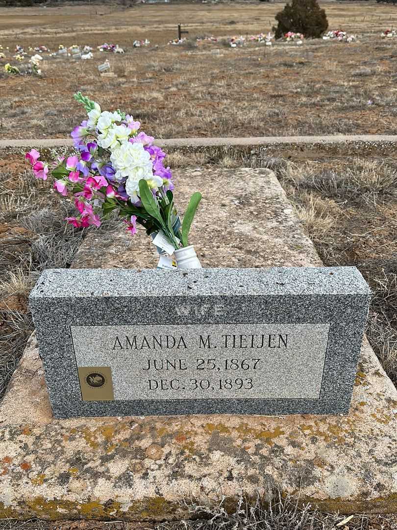 Amanda Marian Hatch Tietjen's grave. Photo 5