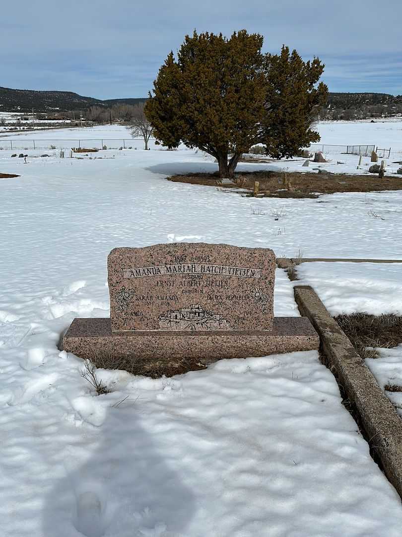 Ivy Tietjen's grave. Photo 3