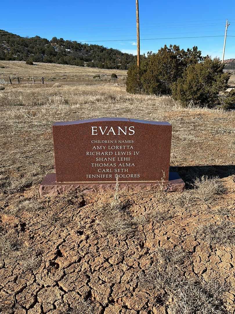 Richard Lewis Evans Third's grave. Photo 3