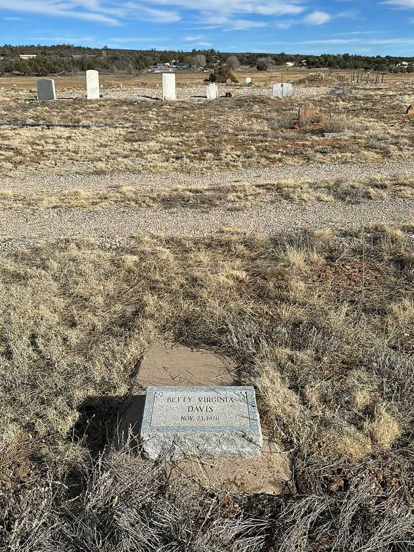 Betty Virginia Davis's grave. Photo 2