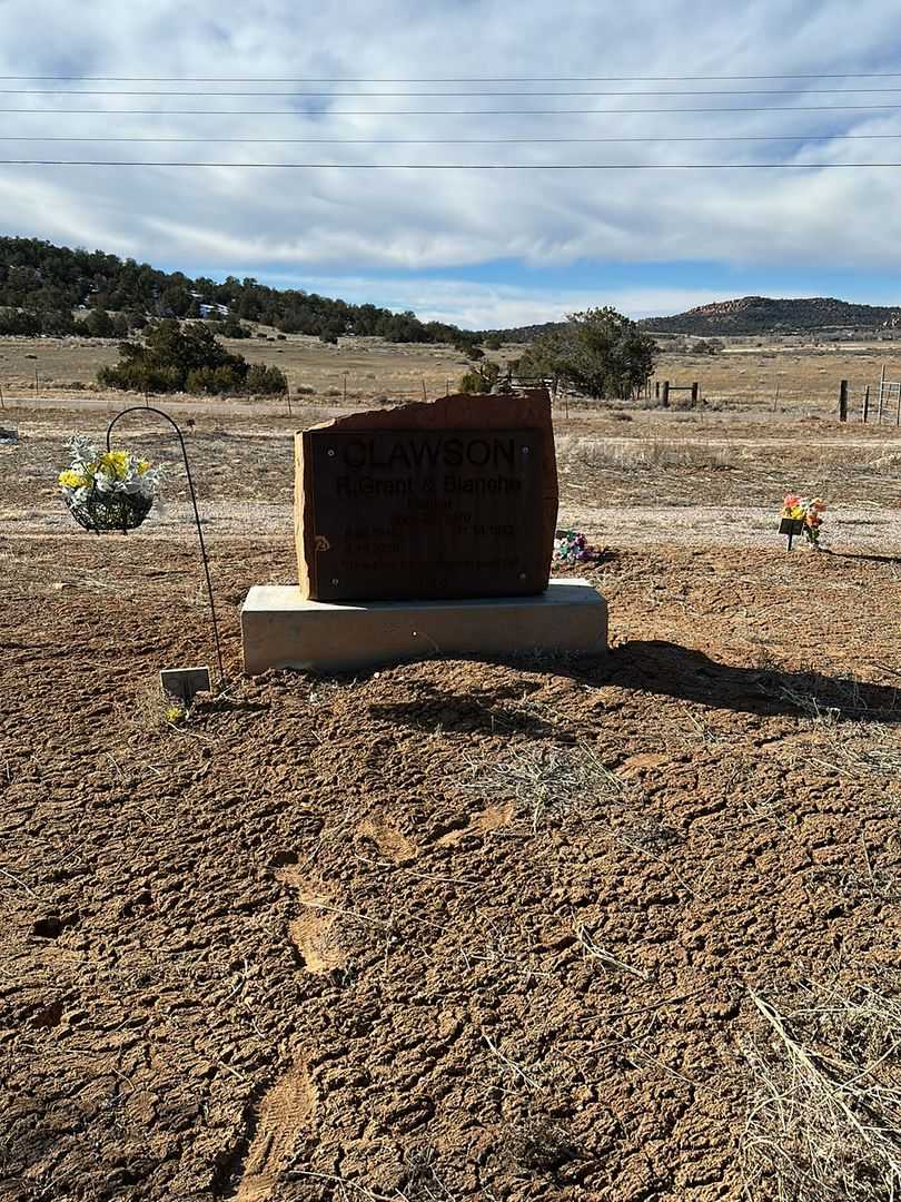 R. Grant Clawson's grave. Photo 2