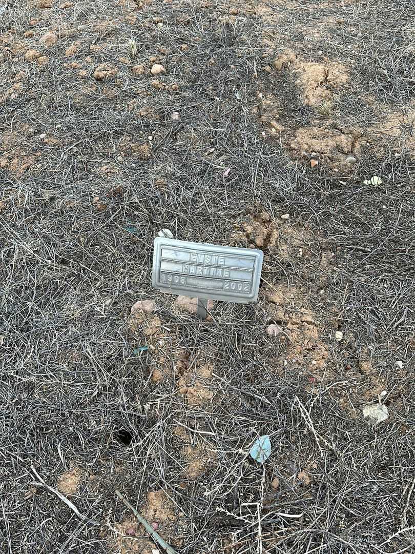 Elsie Martine's grave. Photo 1