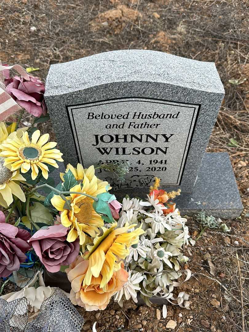 Johnny Wilson's grave. Photo 1