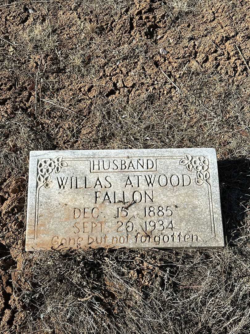 Willas Atwood Fallon's grave. Photo 1