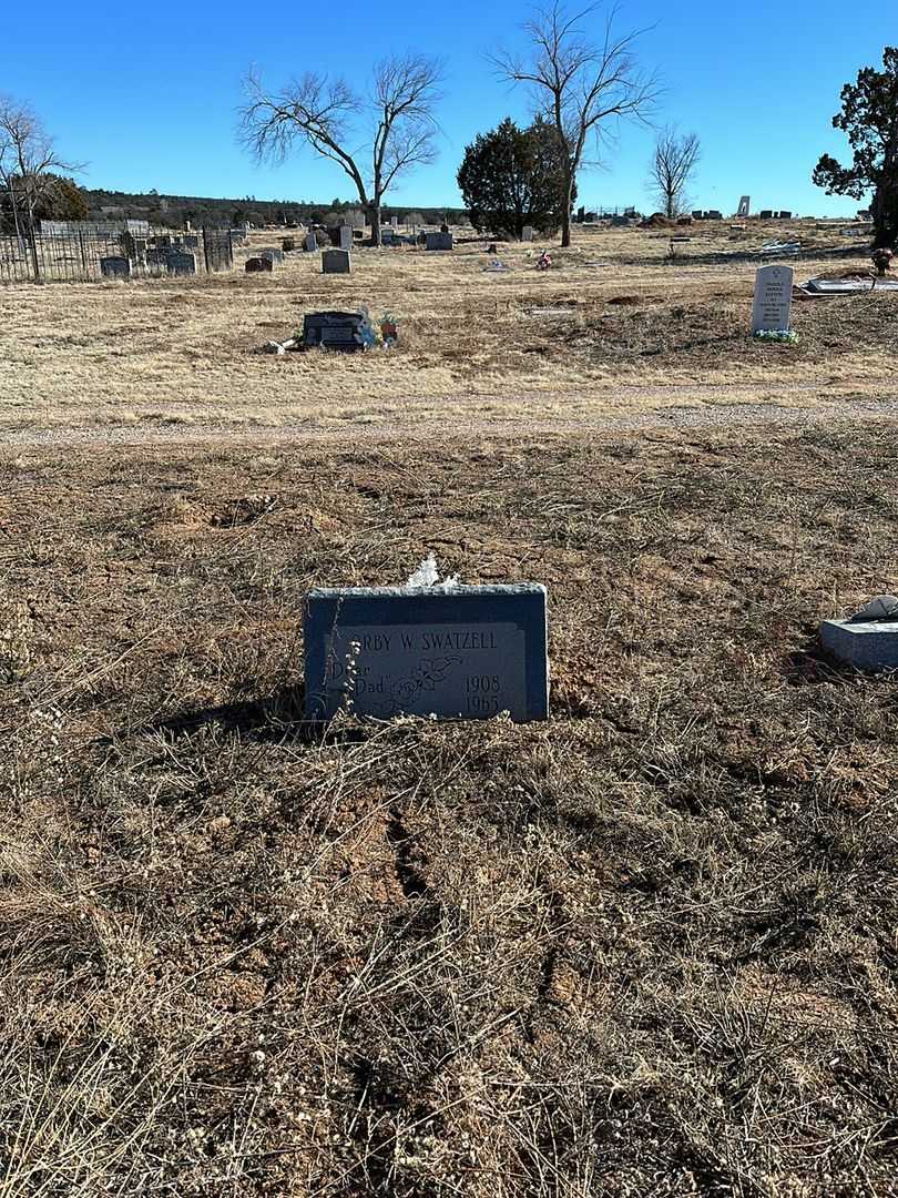 Orby W. Swatzell's grave. Photo 1