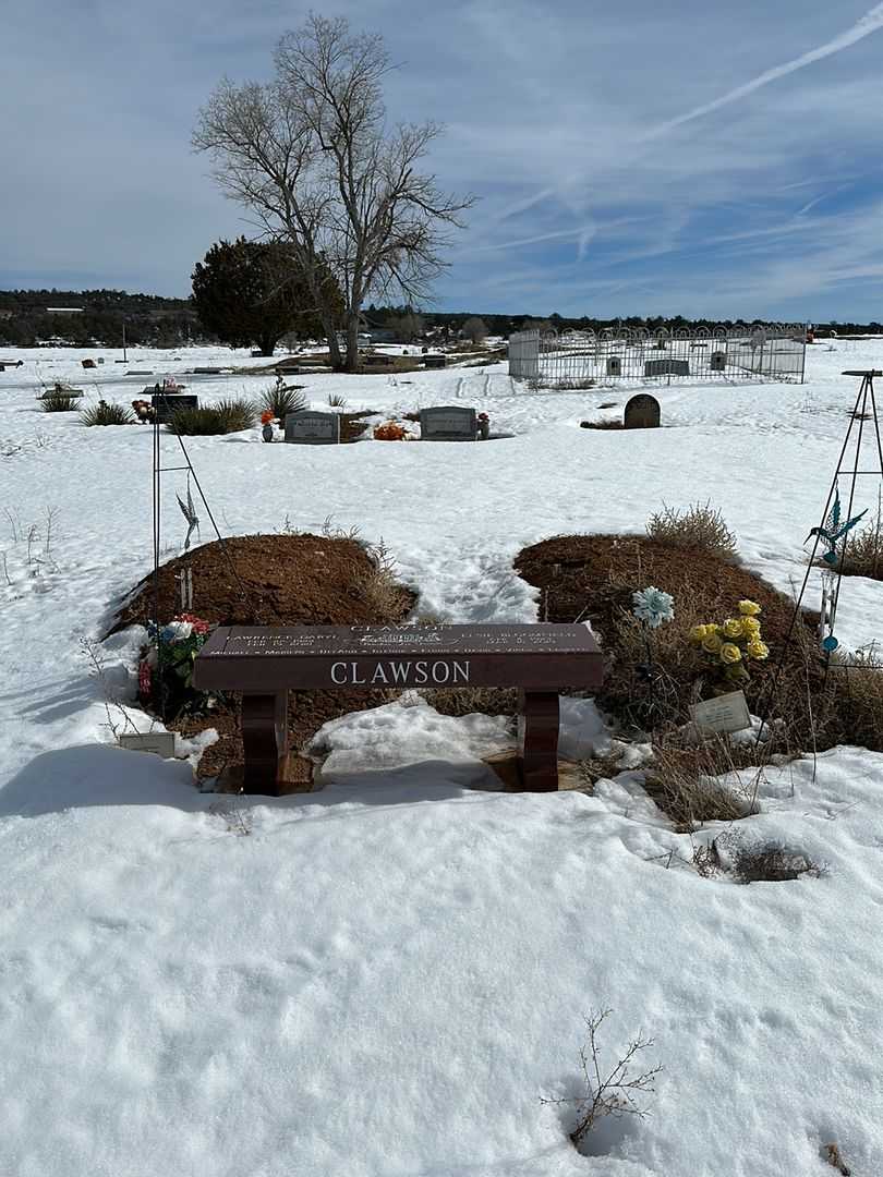 Elsie Bloomfield Clawson's grave. Photo 2