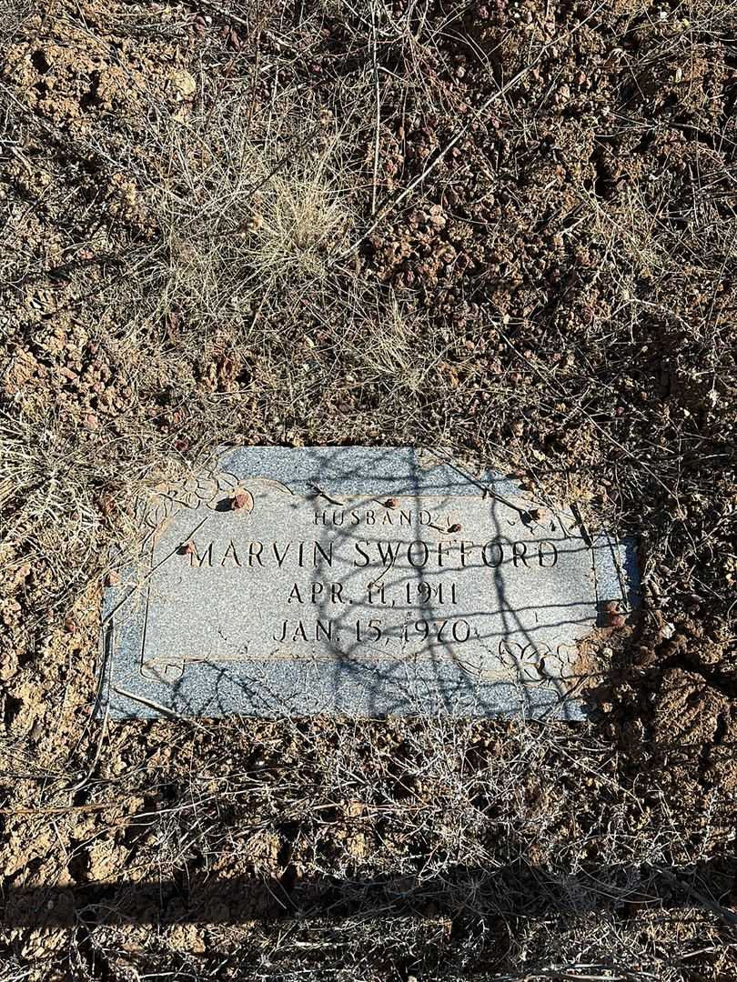 Marvin Swofford's grave. Photo 2