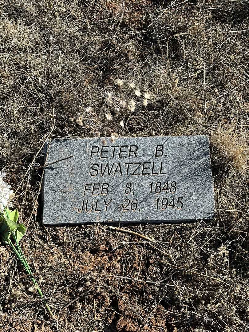 Peter B. Swatzell's grave. Photo 2