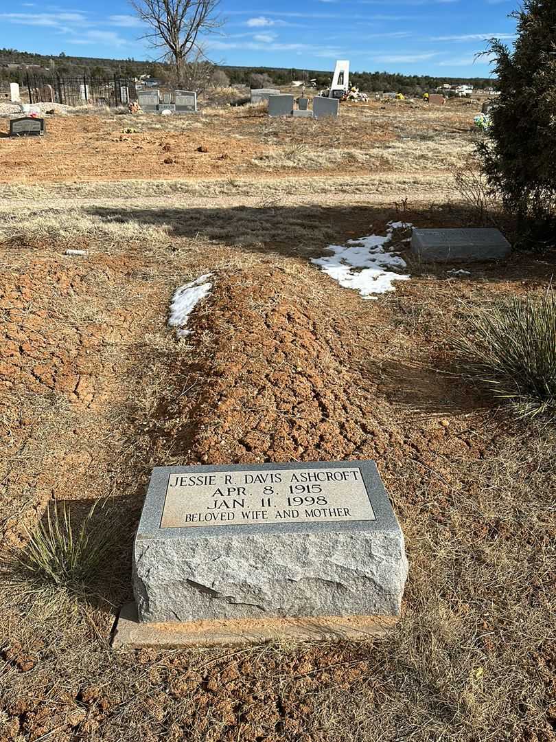 Jessie R. Davis Ashcroft's grave. Photo 2