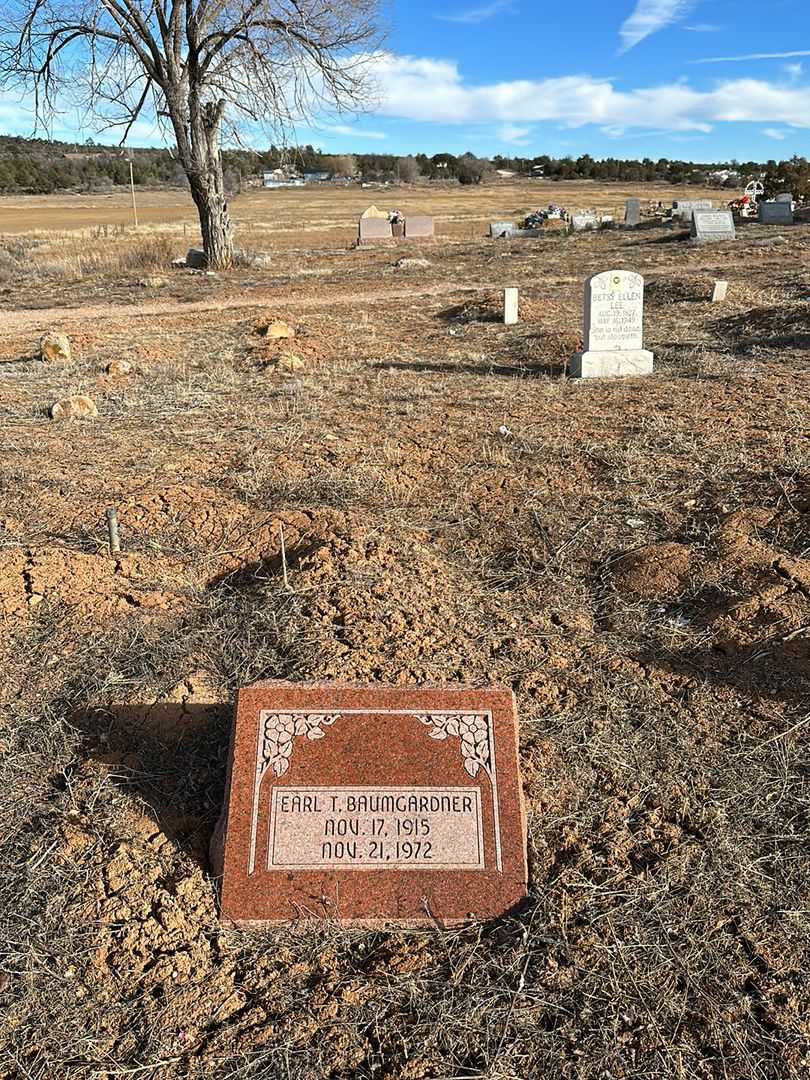 Earl T. Baumgardner's grave. Photo 2