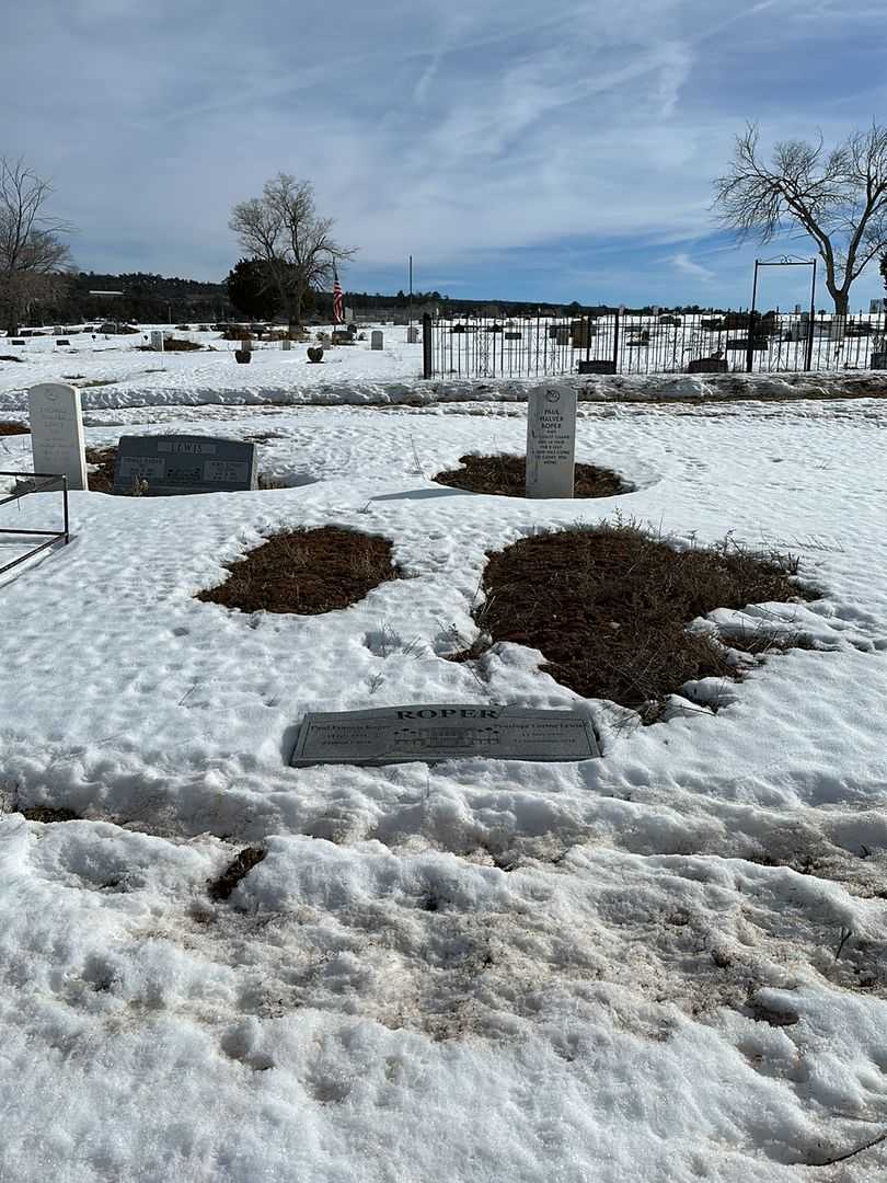 Penelope Lurine Roper Lewis's grave. Photo 1