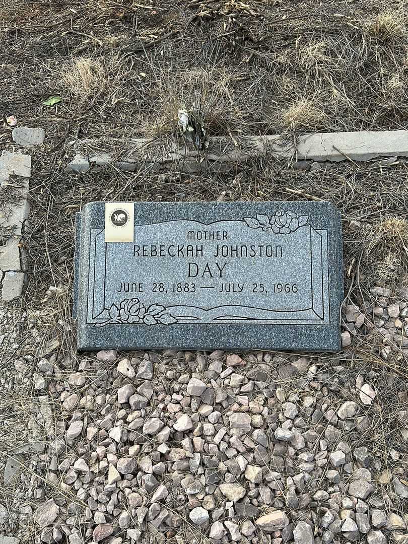 Rebeckah Johnston Day's grave. Photo 1