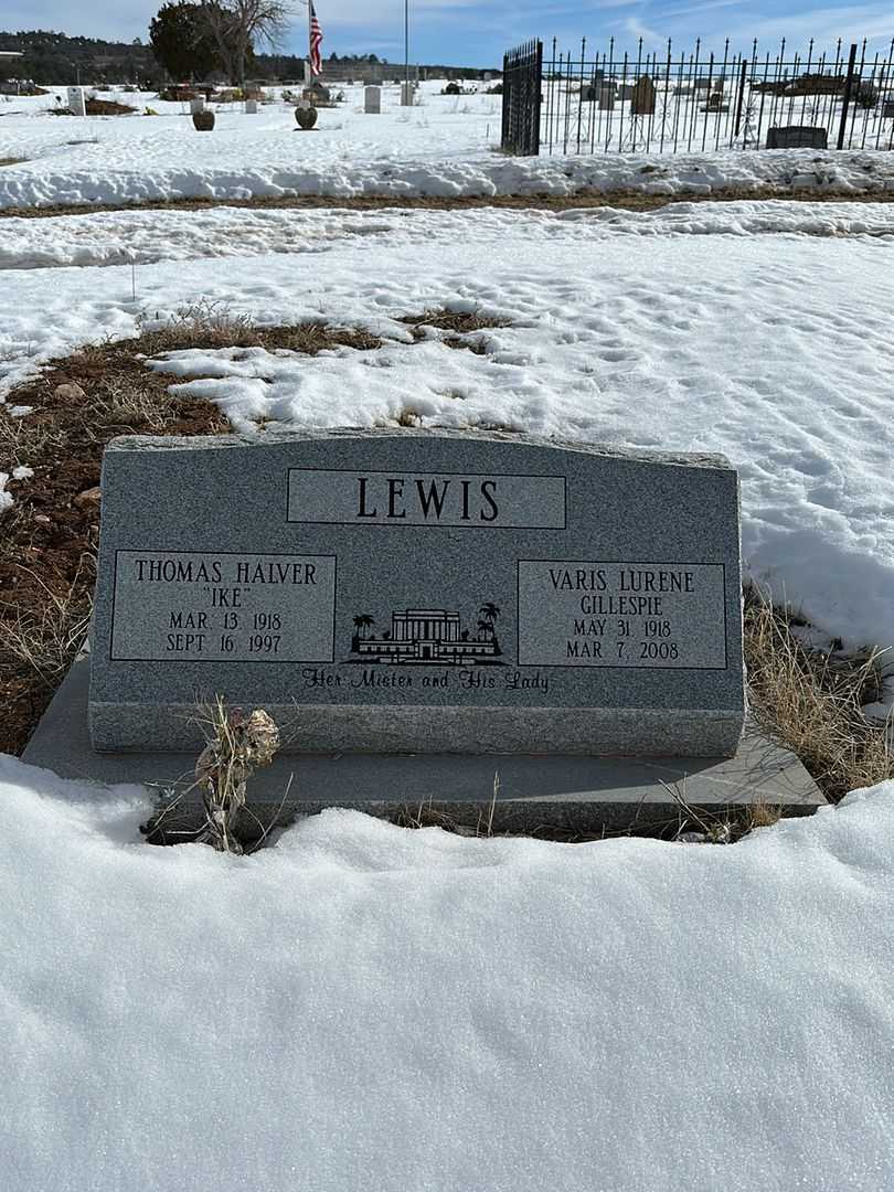 Thomas Halver "Ike" Lewis's grave. Photo 4