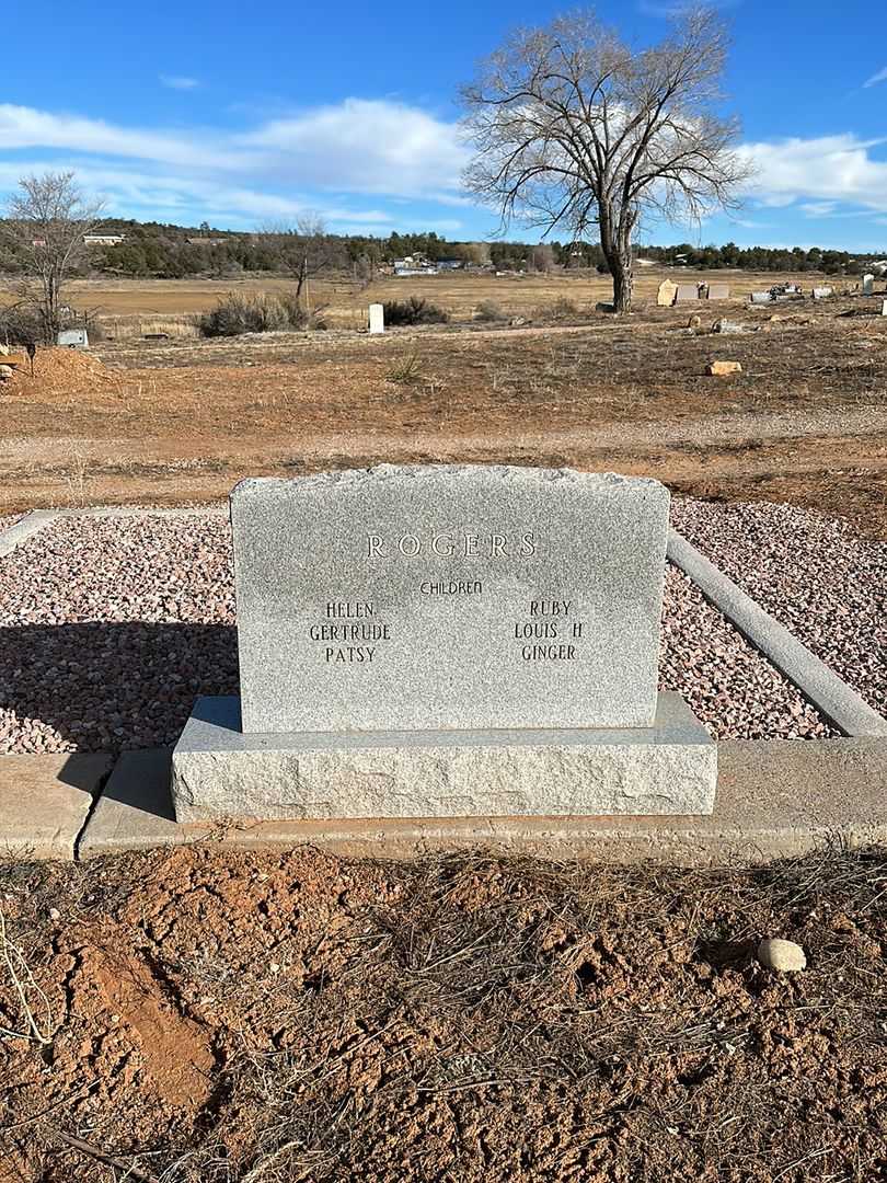 Hazel Fallon Rogers's grave. Photo 1