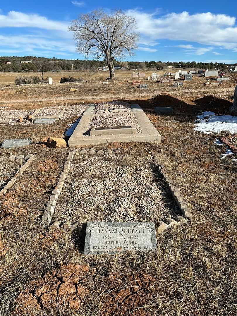 Hannah Matilda Russell Heath's grave. Photo 2