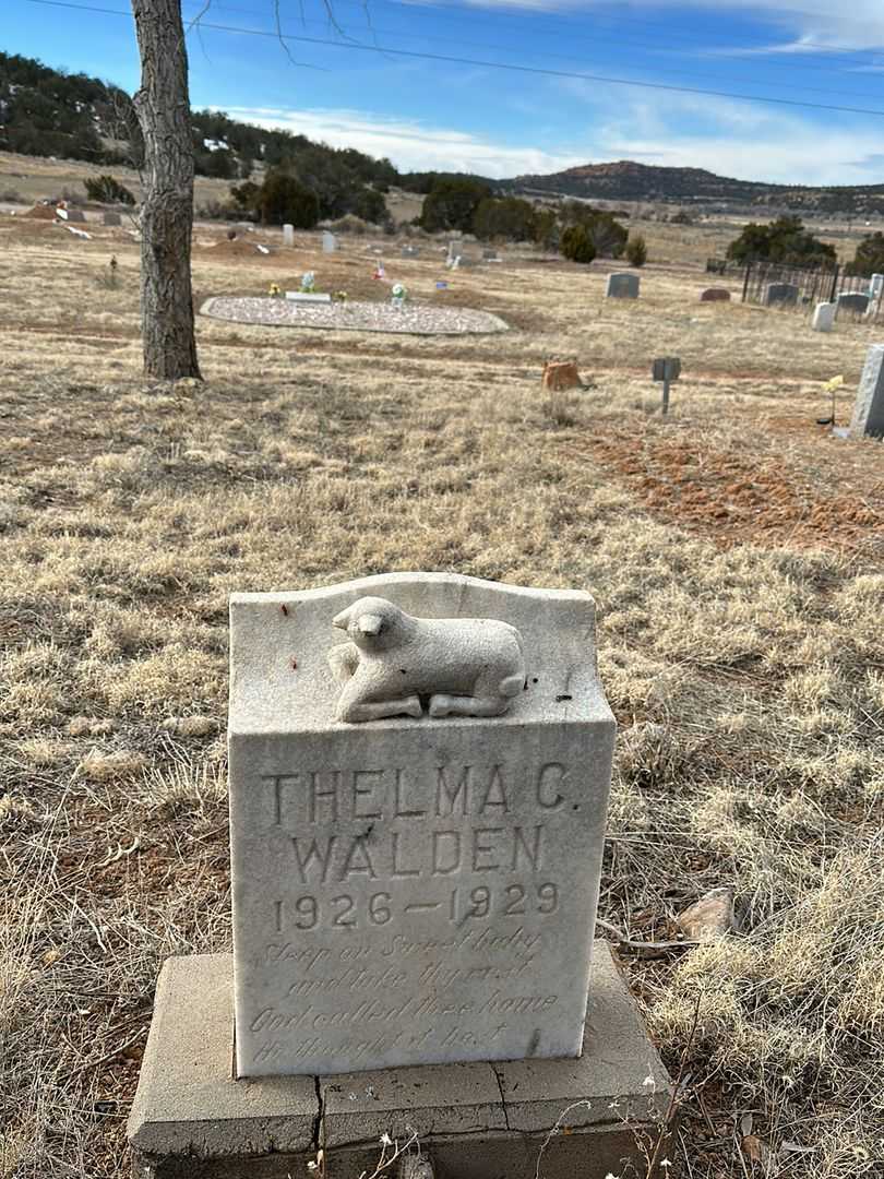 Thelma C. Walden's grave. Photo 2