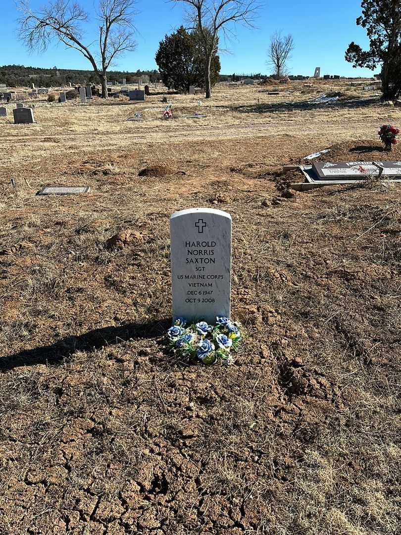 Harold Norris Saxton's grave. Photo 2