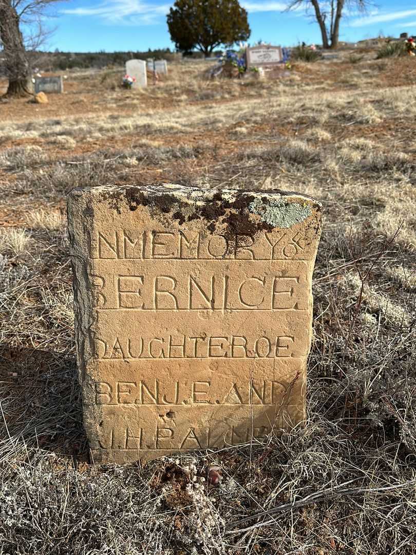 Bernice Palmer's grave. Photo 1