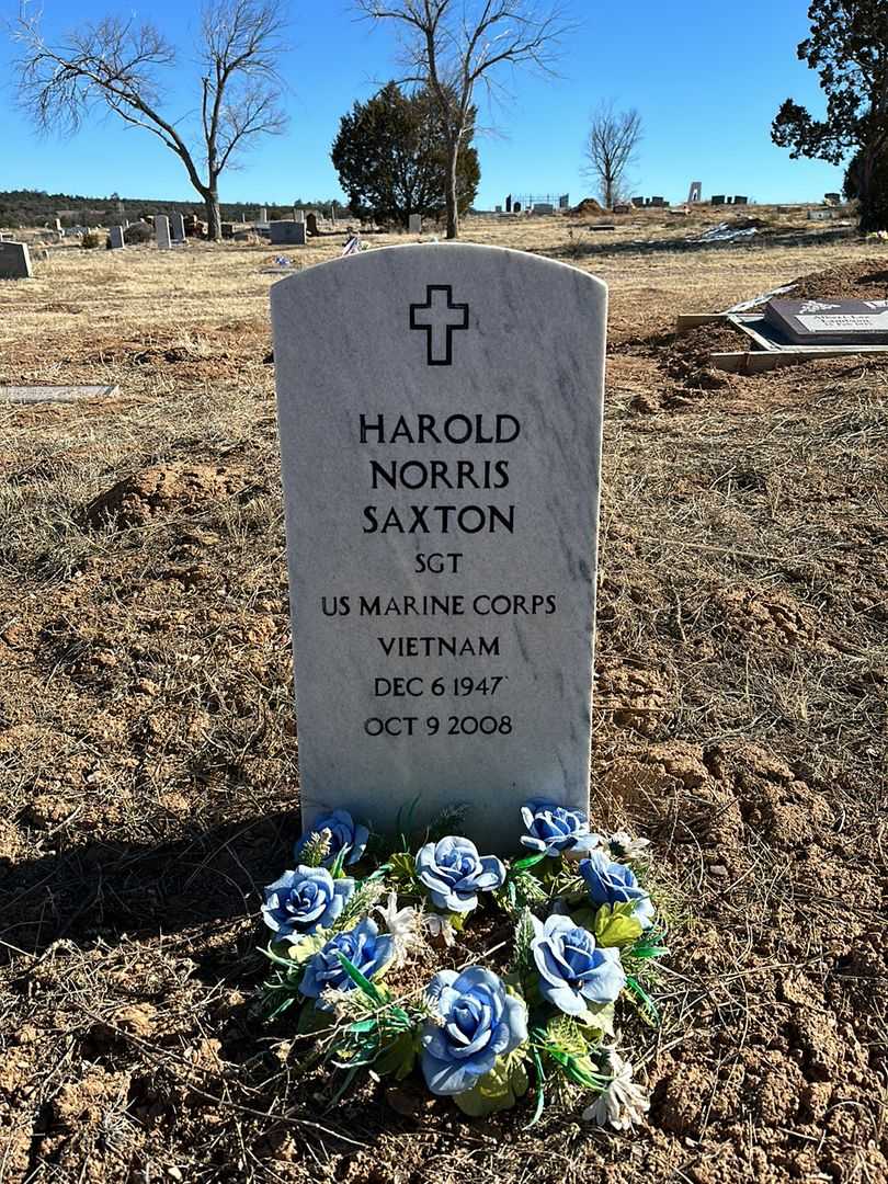 Harold Norris Saxton's grave. Photo 1
