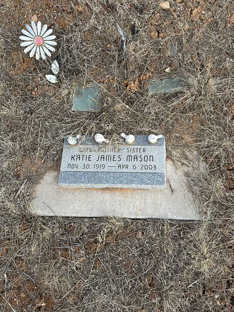 Katie James Mason's grave. Photo 1
