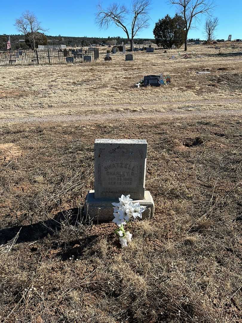 Charley G. Swatzell's grave. Photo 1