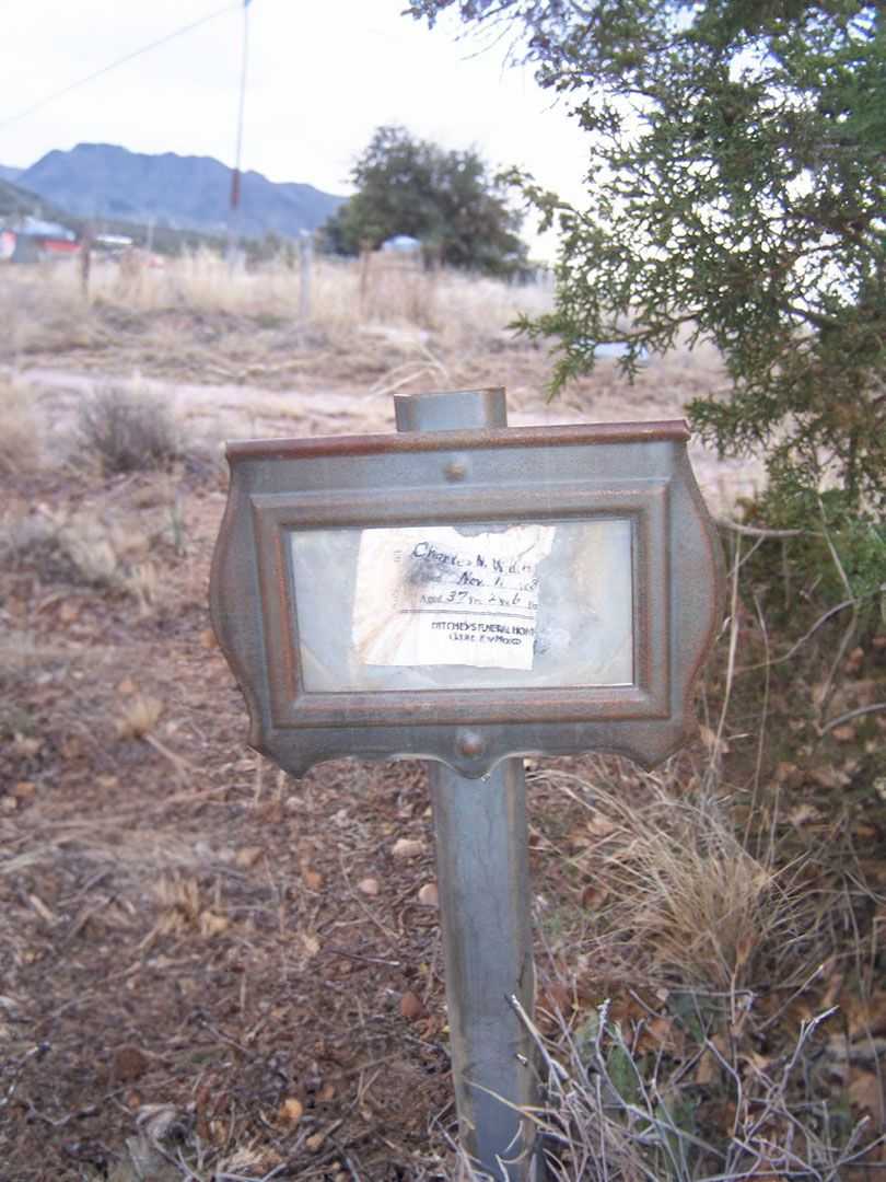 Charles N. Walden's grave. Photo 3