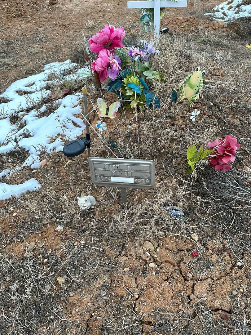 Mary N. Natan's grave. Photo 1
