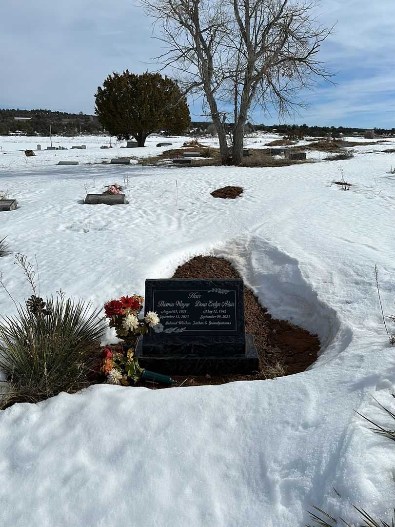 Thomas Wayne Hair's grave. Photo 2