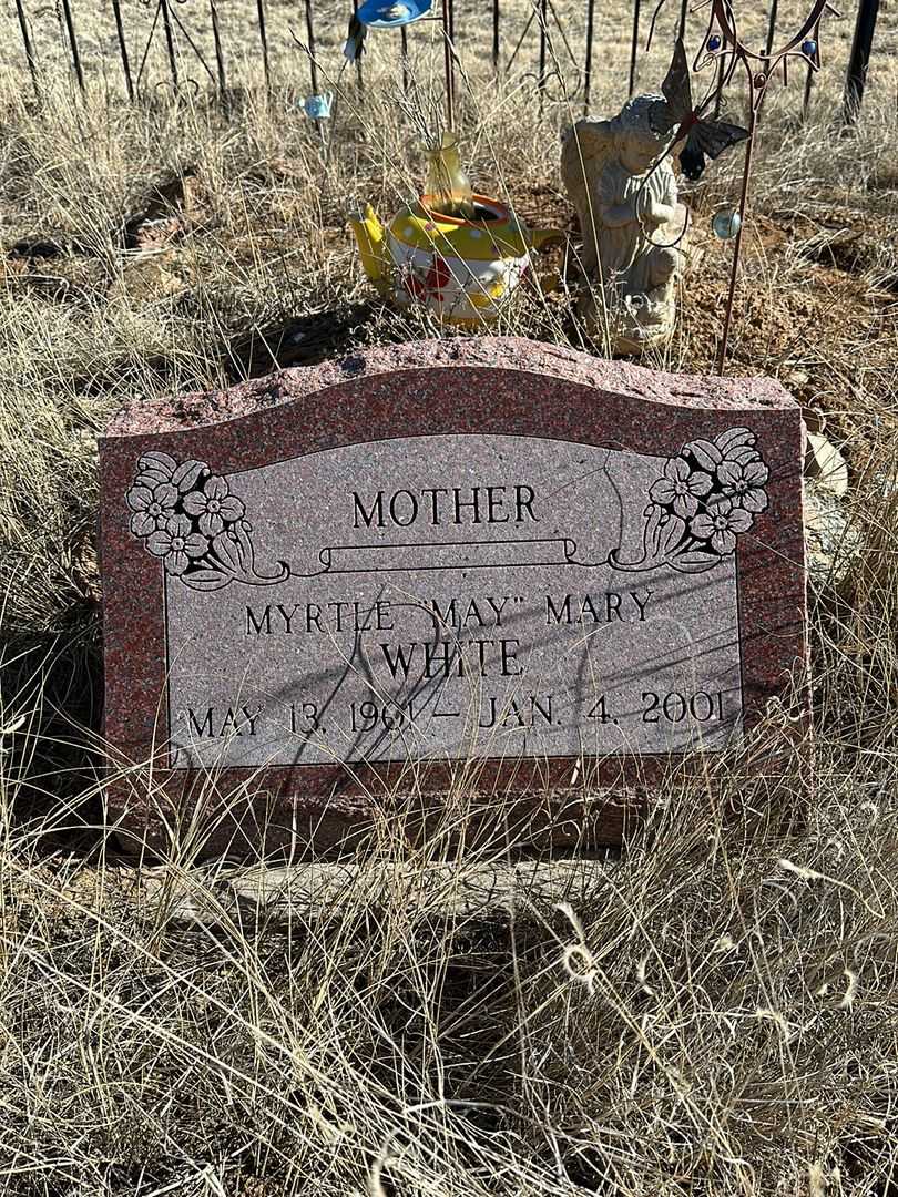 Myrtle Mary "May" White's grave. Photo 1