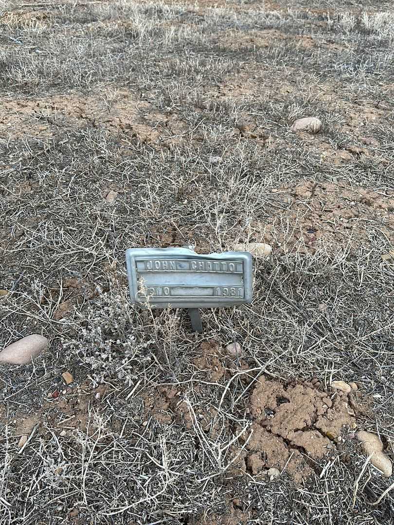John Chatto's grave. Photo 1