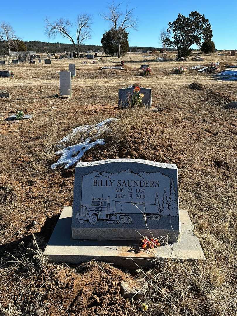 Billy Saunders's grave. Photo 2
