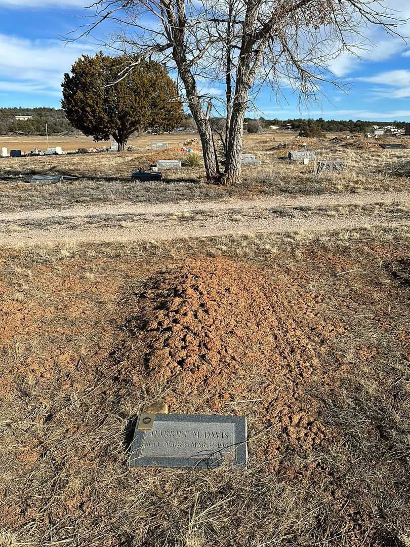 Harriet M. Davis's grave. Photo 2