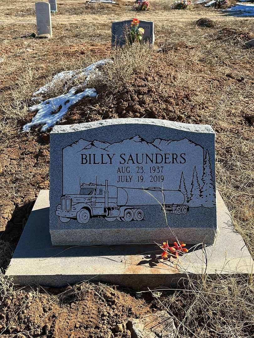 Billy Saunders's grave. Photo 1
