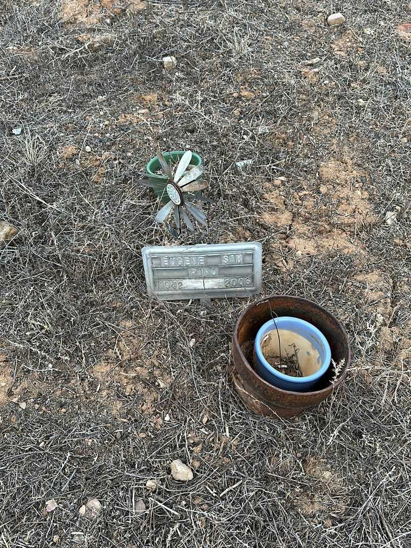 Eugene Sam Pino's grave. Photo 1