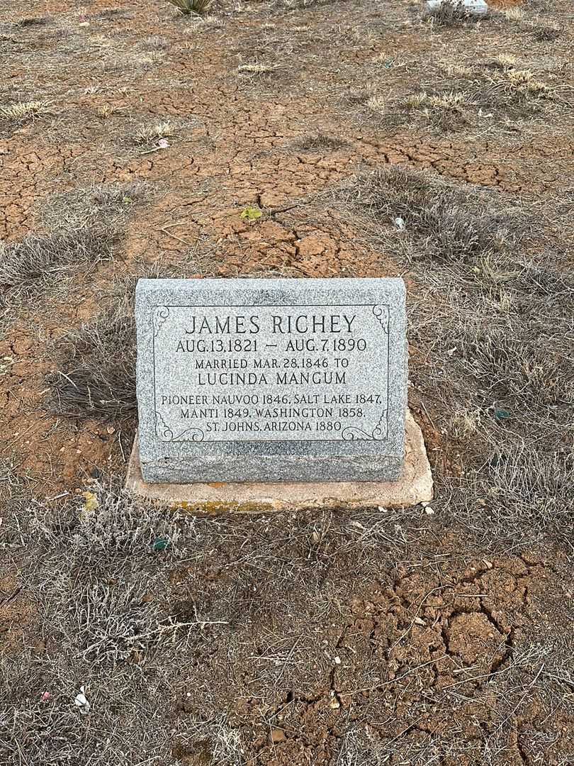 James Richey's grave. Photo 1