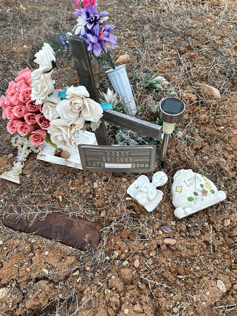 Vicky Eriacho's grave. Photo 1