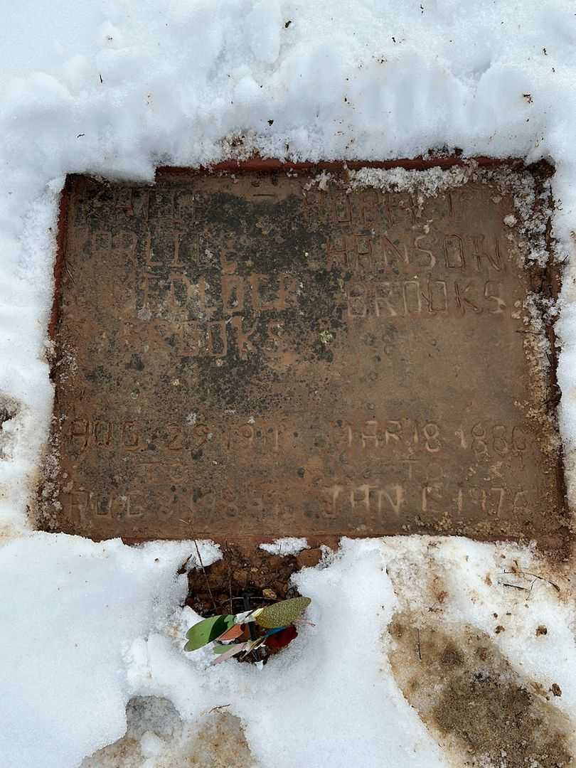 Robert Hanson Brooks's grave. Photo 2