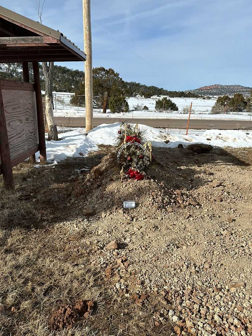 Carnes D. Burson's grave. Photo 2