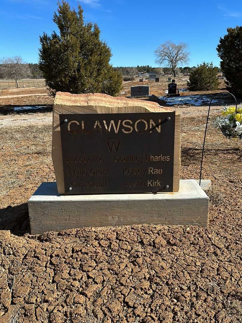 R. Grant Clawson's grave. Photo 1