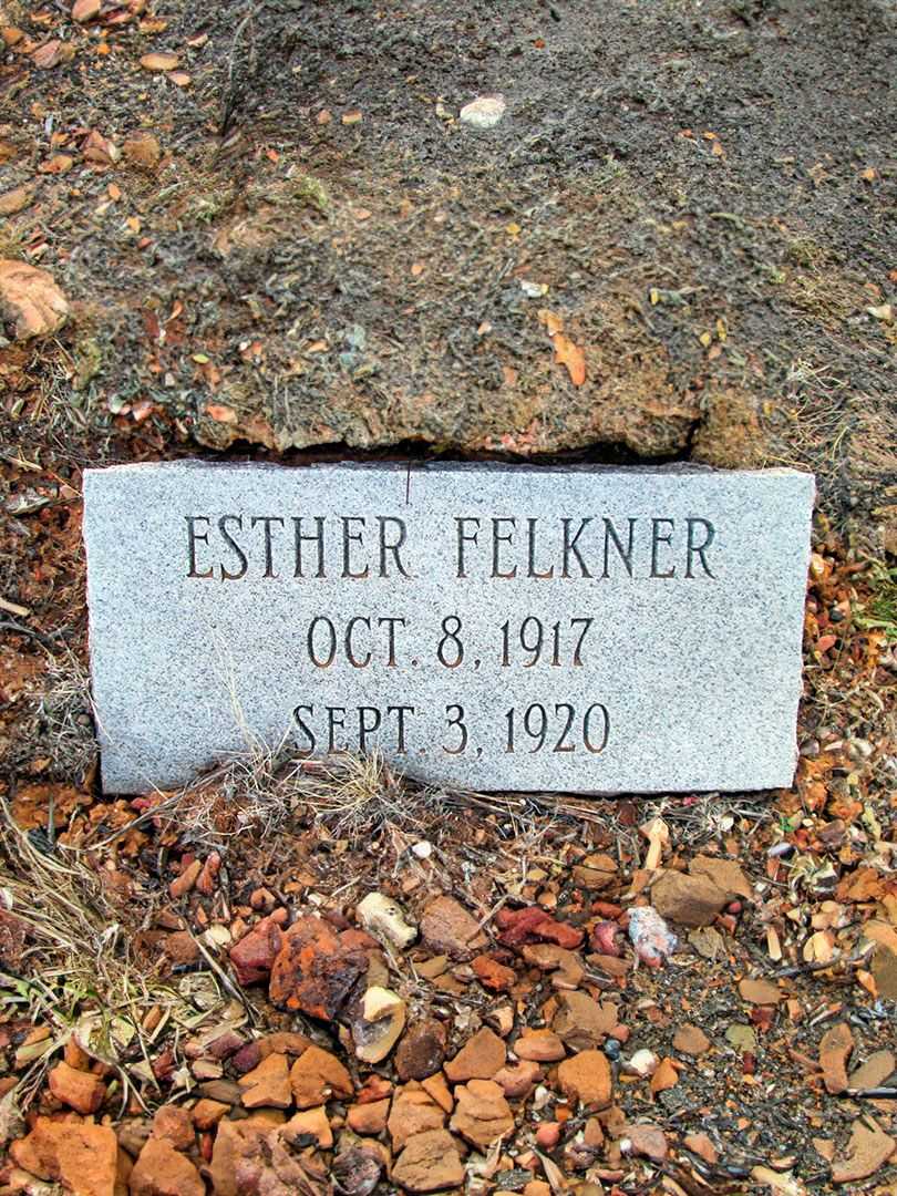 Esther Felkner's grave. Photo 3