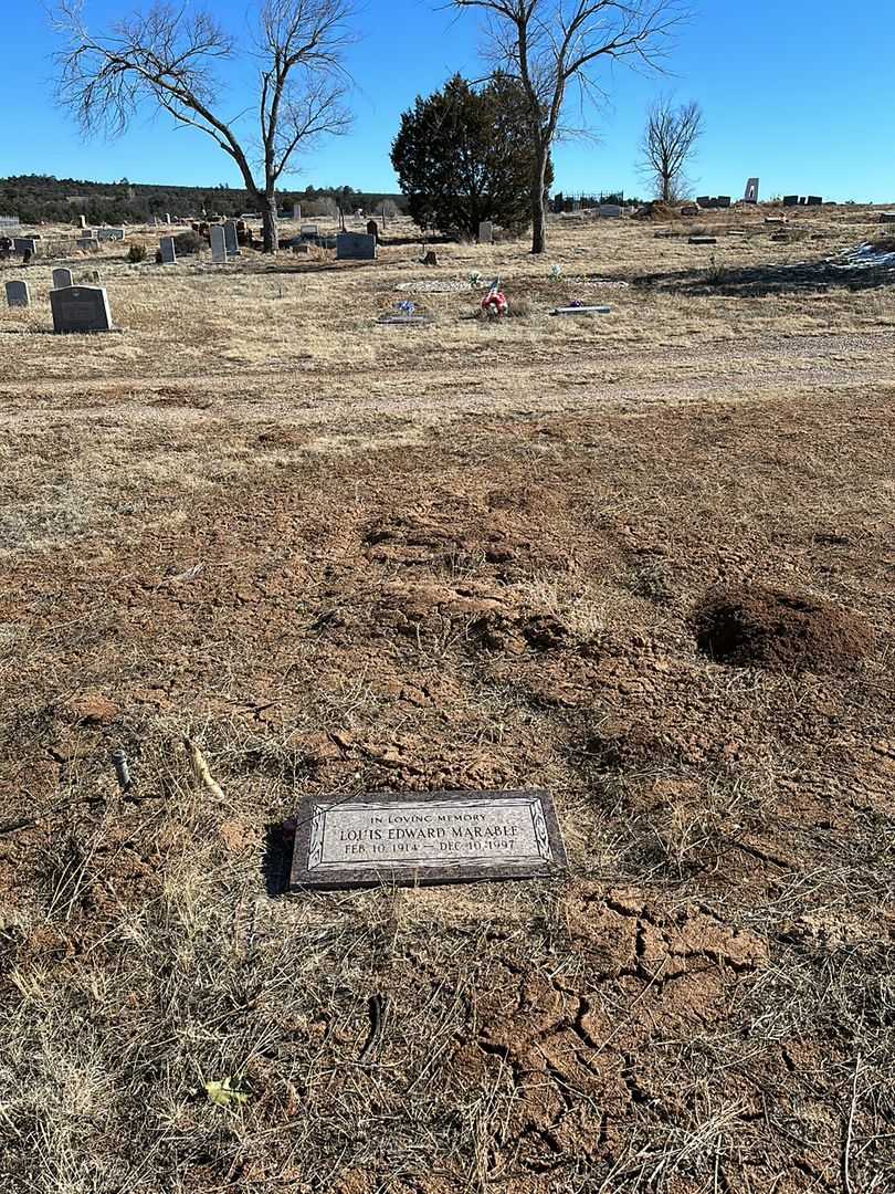 Louis Edward Marable's grave. Photo 2