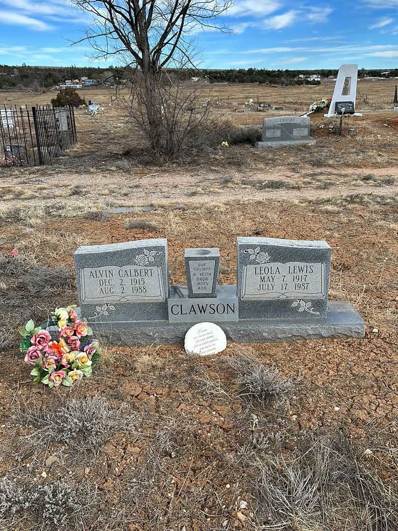 Leola Lewis Clawson's grave. Photo 2