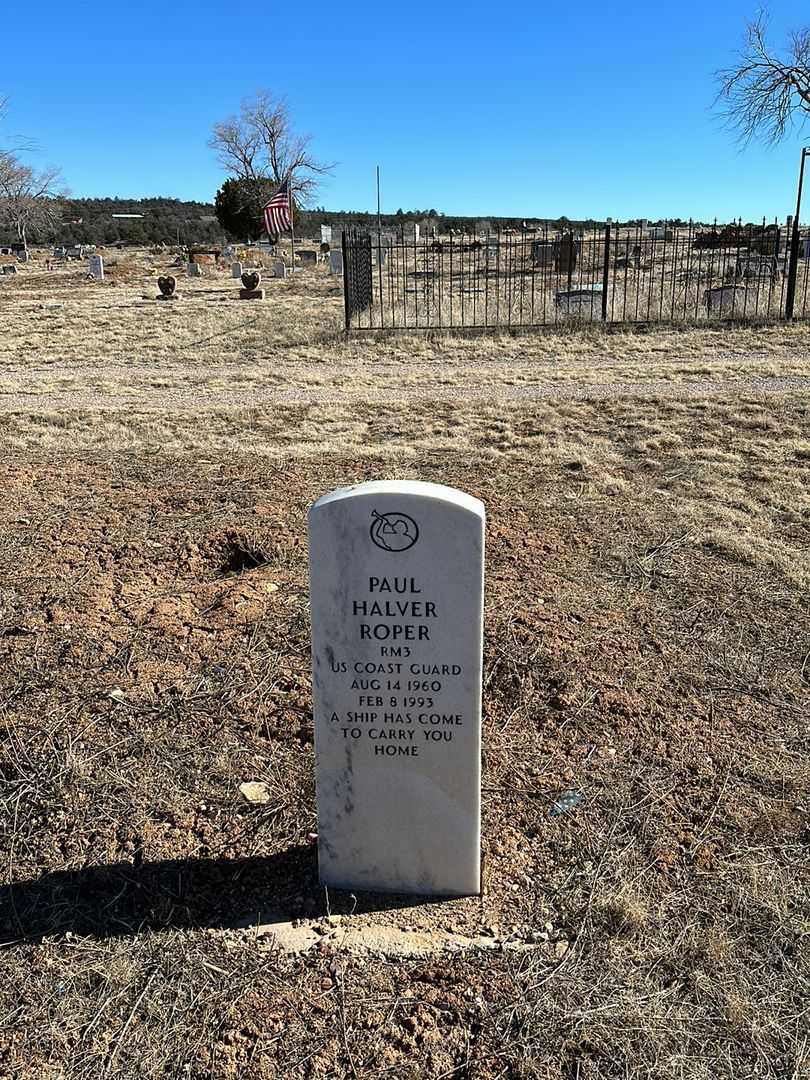 Paul Halver Roper Junior's grave. Photo 2